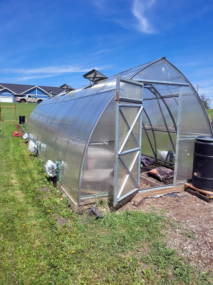 North Garden - Greenhouse Beds